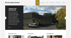 Desktop Screenshot of burnetapartments.com